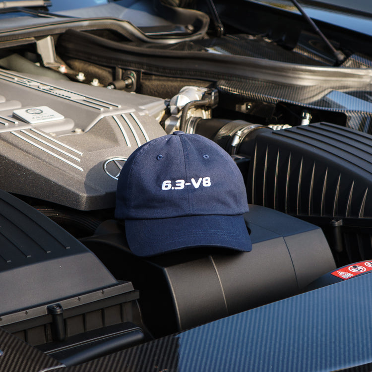 6.3 V8 dad hat on engine bay