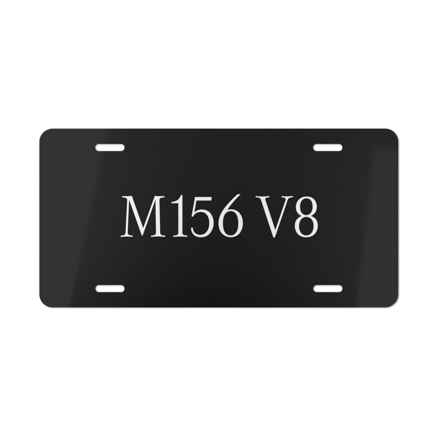 M156 V8 Vanity Plate