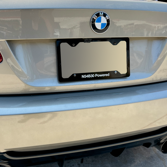 N54B30 Powered License Plate Frame