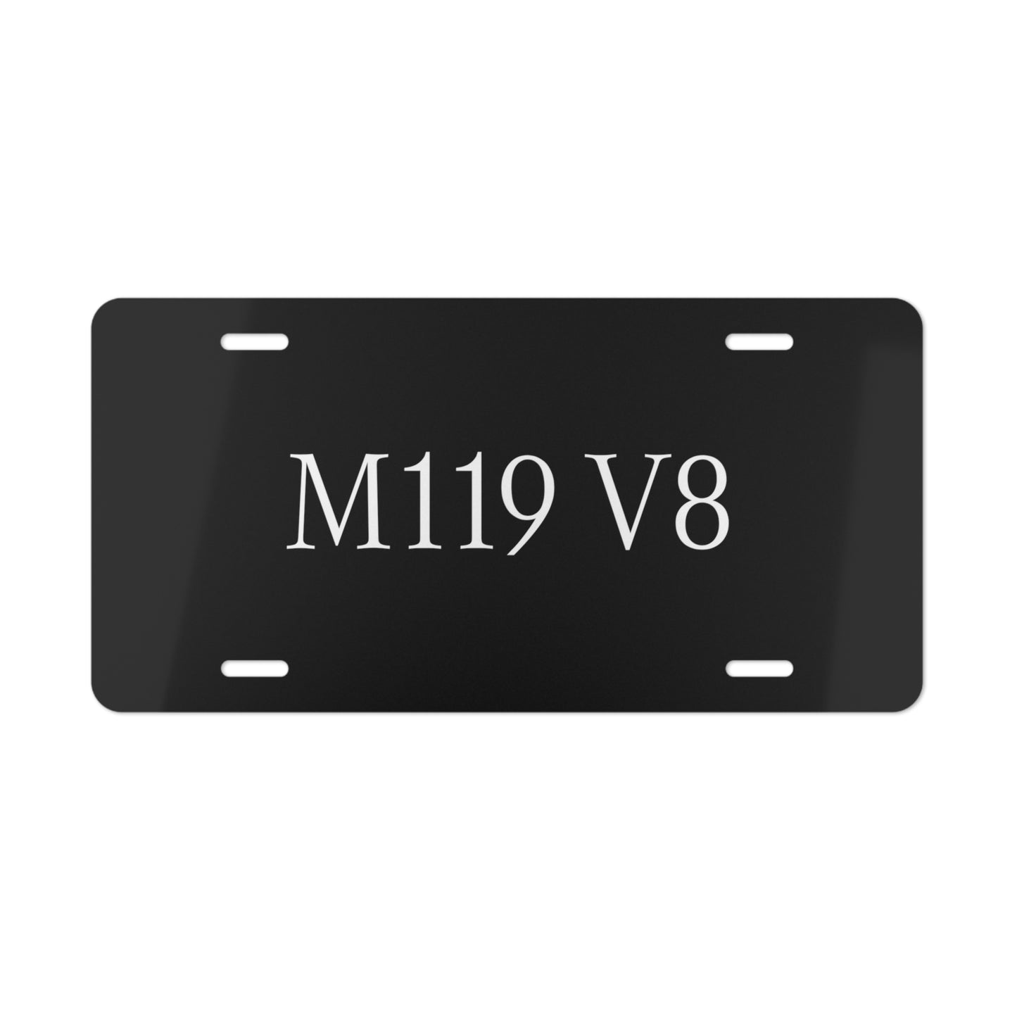 M119 V8 Vanity Plate