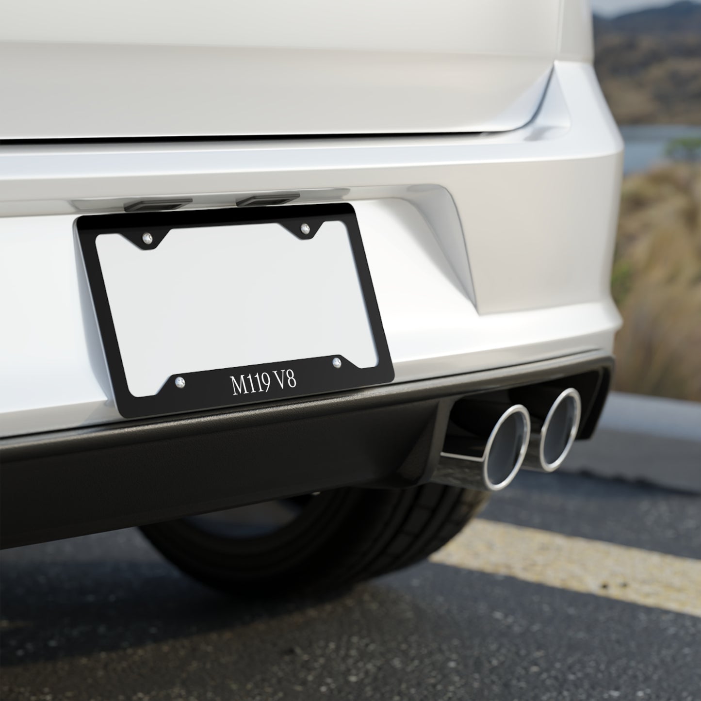 M119 V8 License Plate Frame