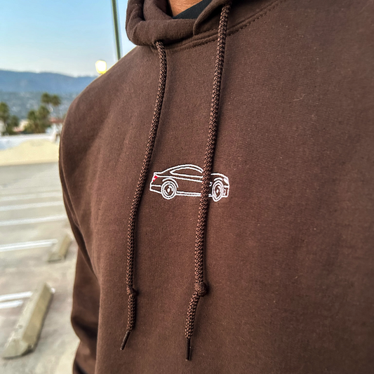 W204 C63 Coupe Silhouette Embroidered Hoodie