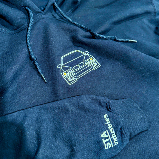E39 Face Embroidered Hoodie
