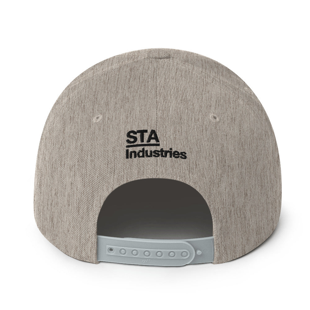 6.3 V8 Flat Bill Snapback Hat