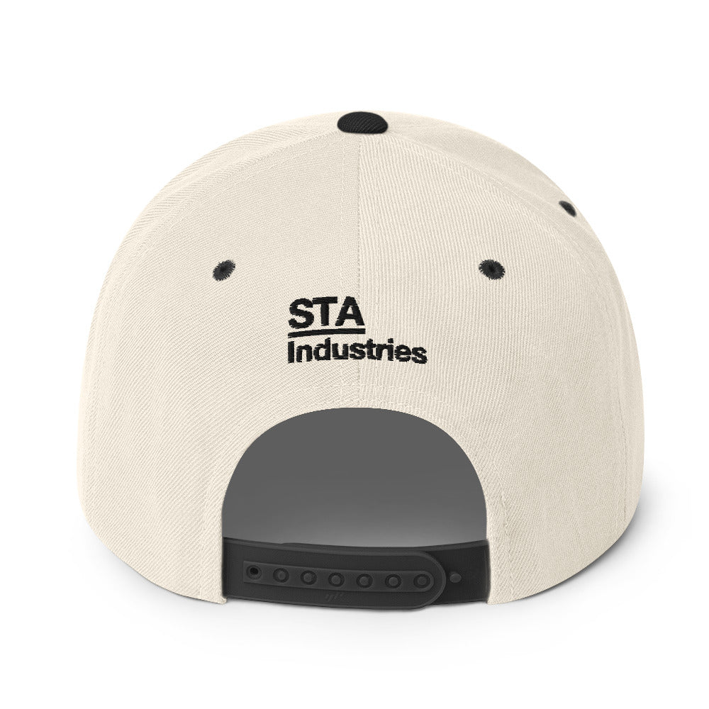 6.3 V8 Flat Bill Snapback Hat