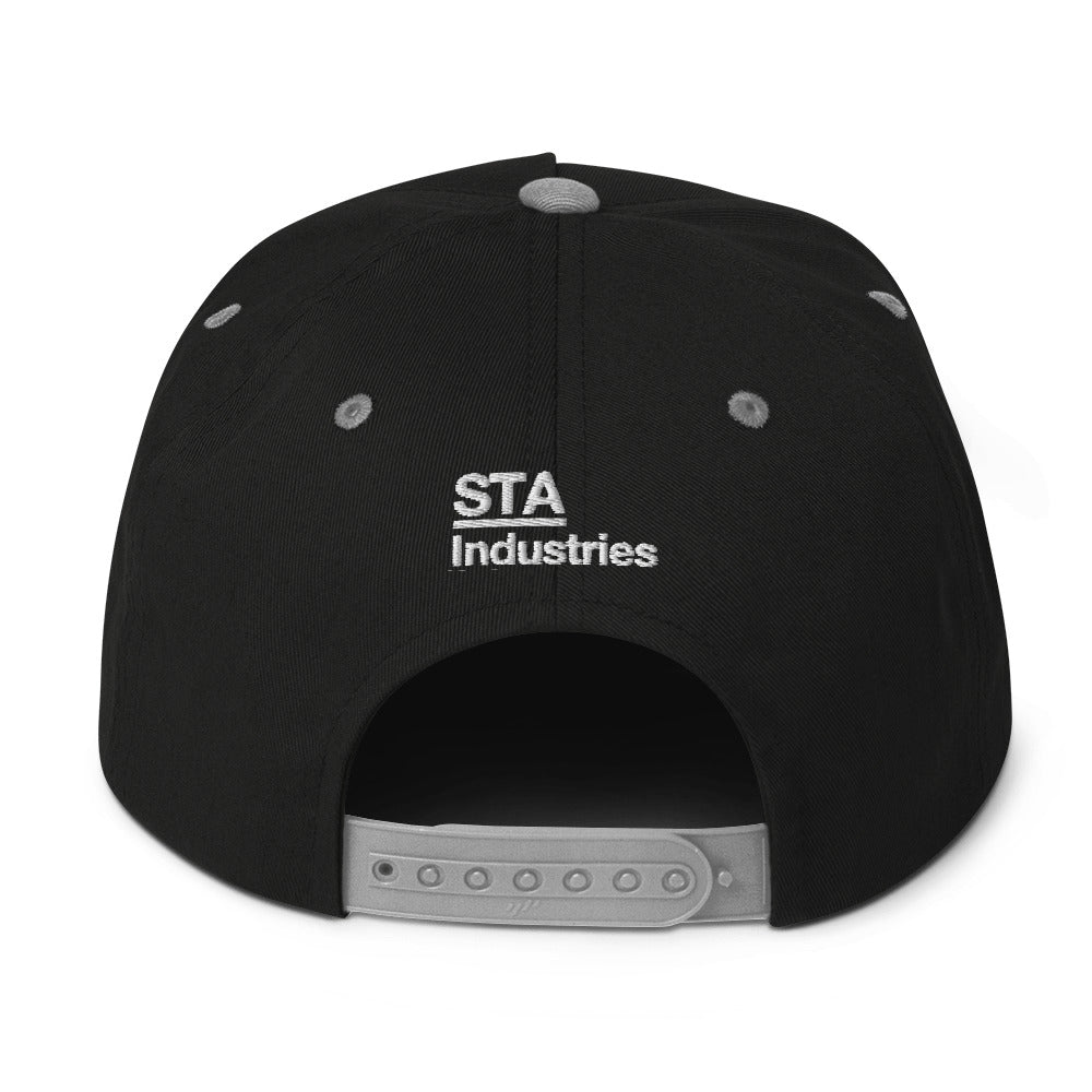 Check Engine Flat Bill Snapback Hat