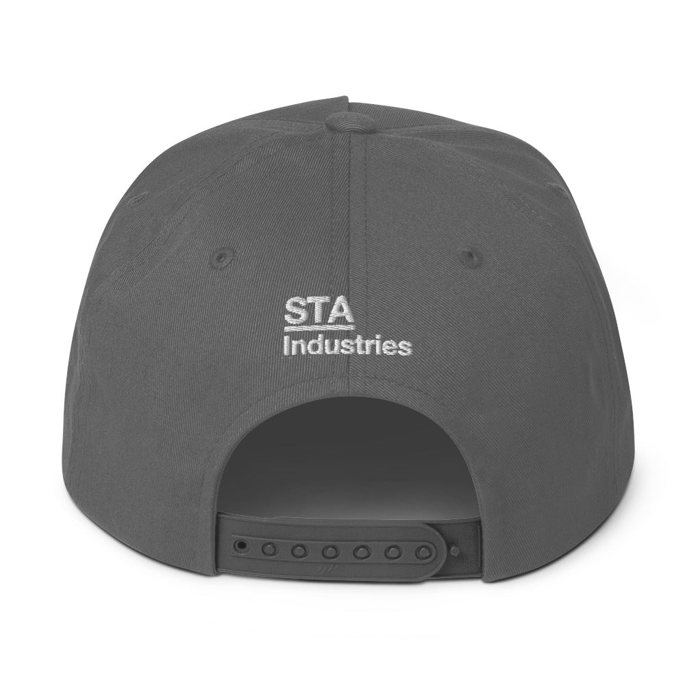 Check Engine Flat Bill Snapback Hat