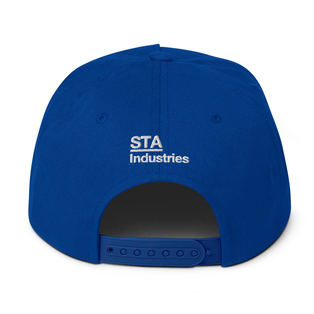 Check Engine Flat Bill Snapback Hat