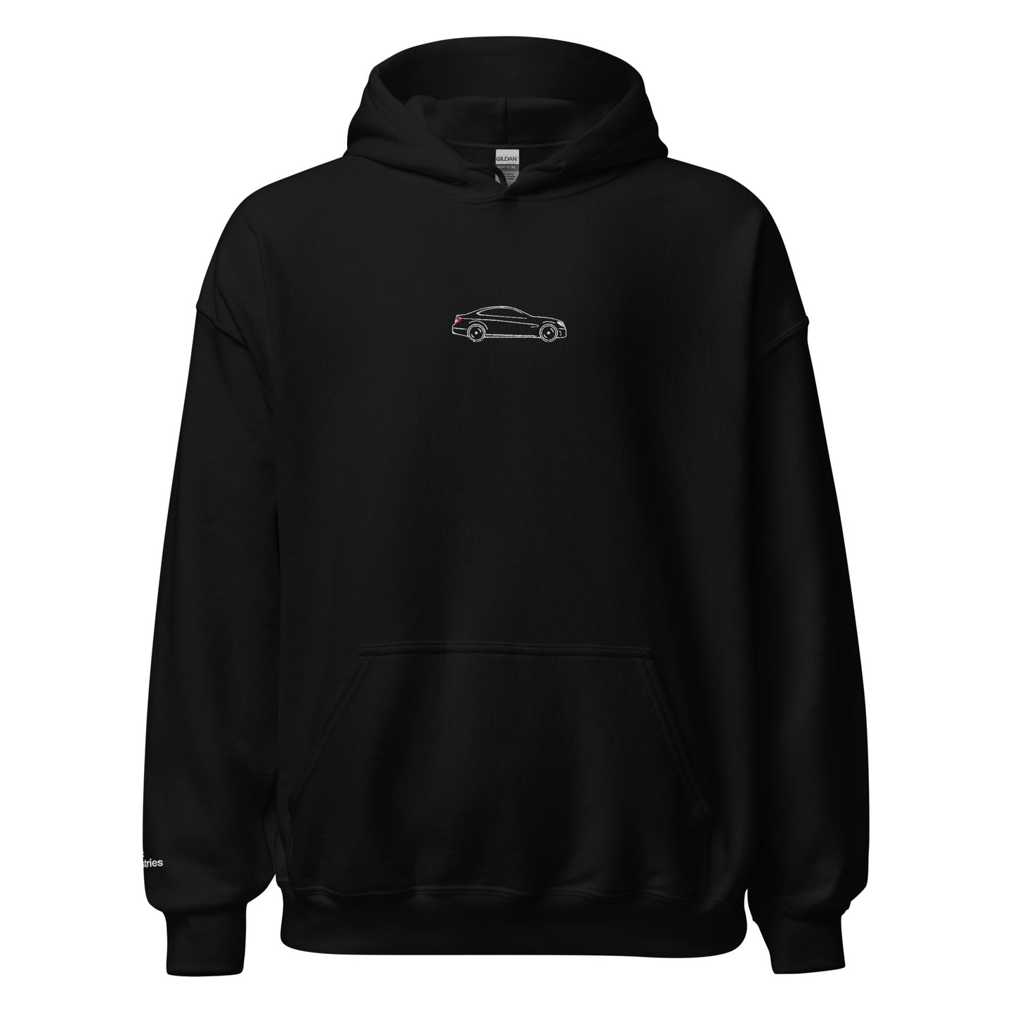 W204 C63 Coupe Silhouette Embroidered Hoodie
