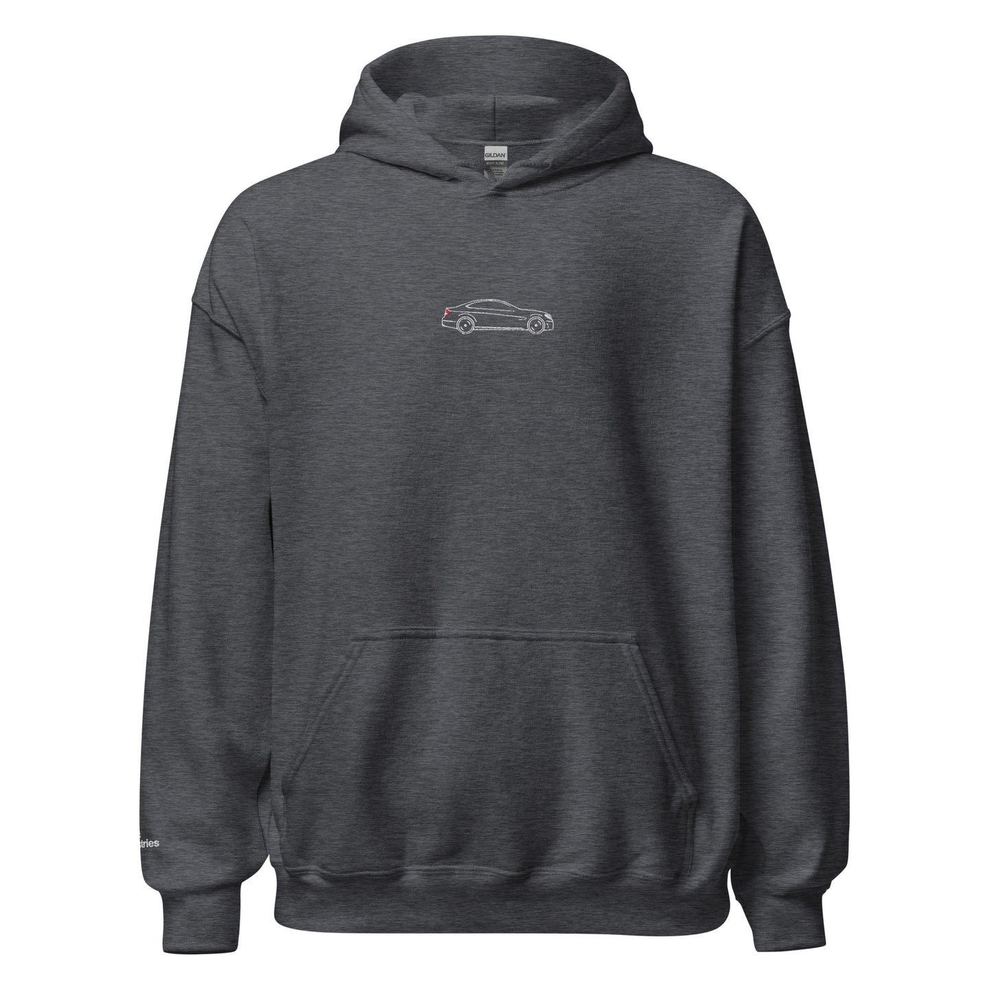 W204 C63 Coupe Silhouette Embroidered Hoodie