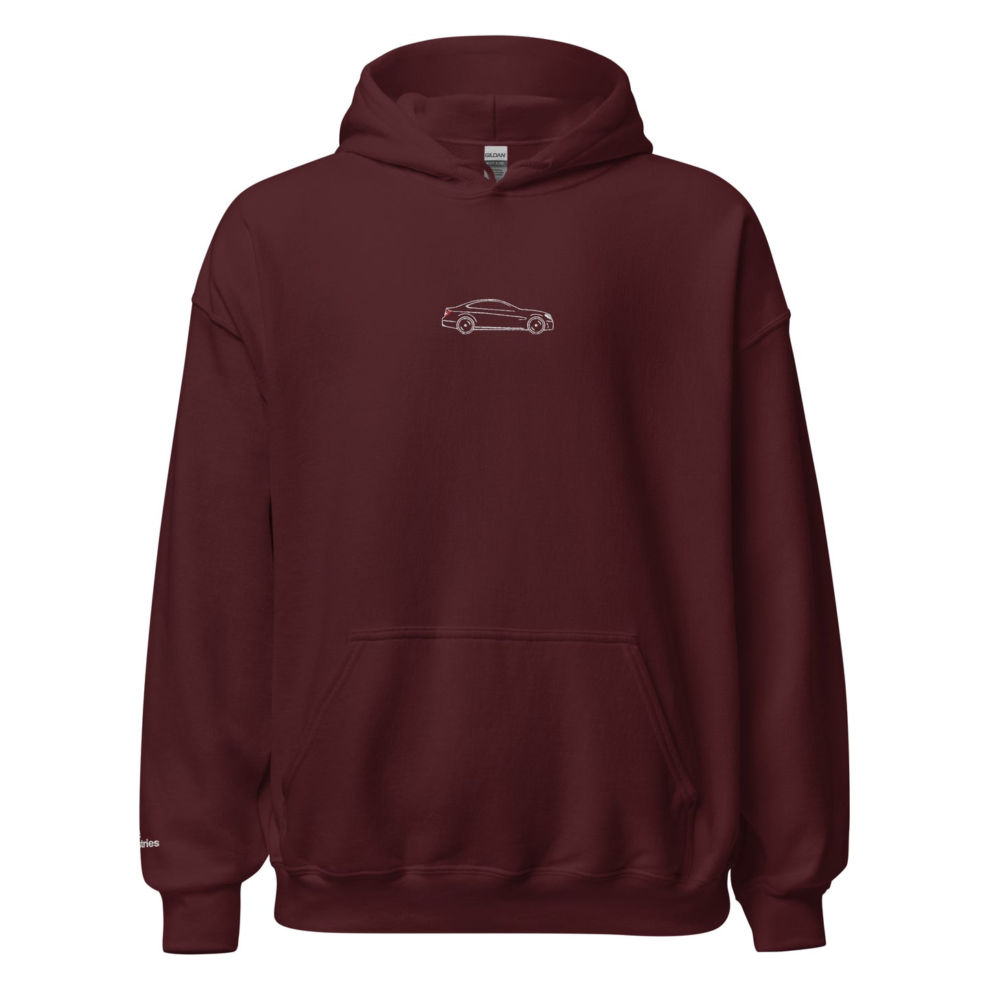 W204 C63 Coupe Silhouette Embroidered Hoodie