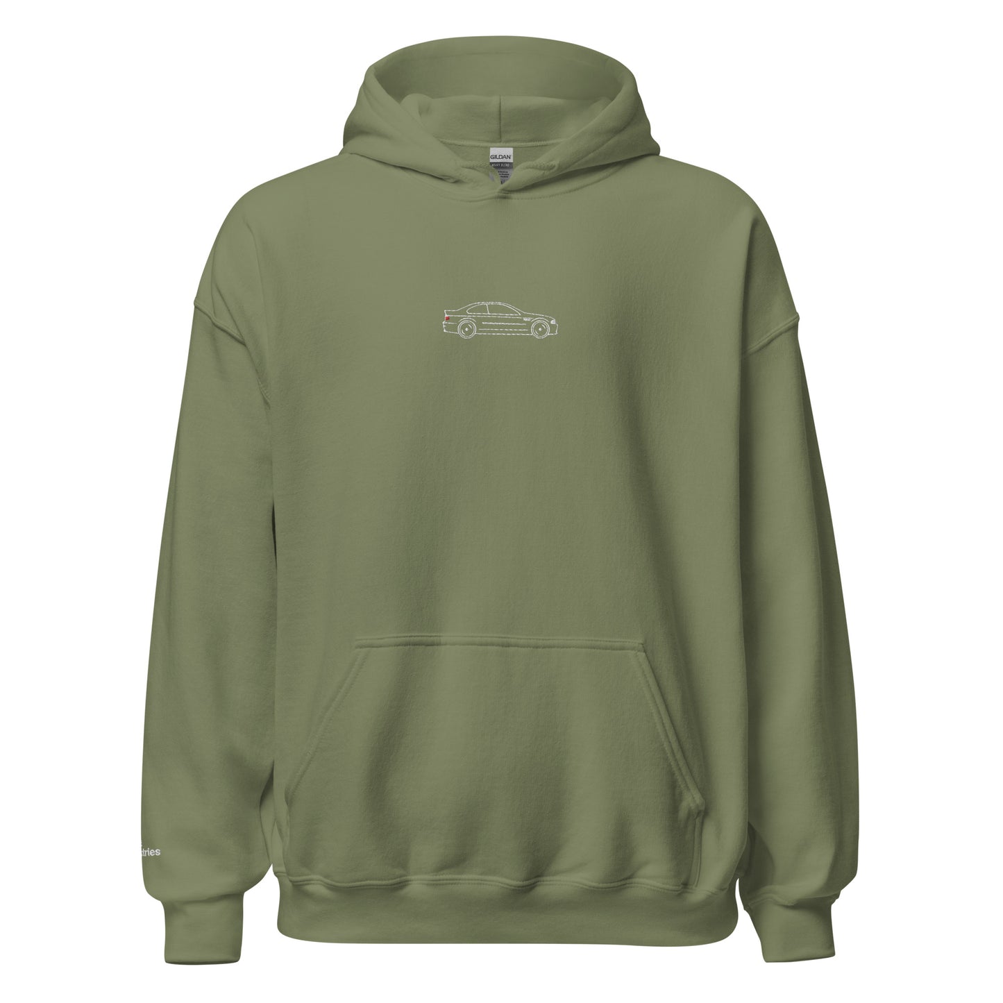 E46 Silhouette Embroidered Hoodie