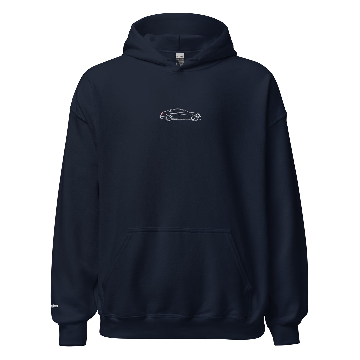 W204 C63 Coupe Silhouette Embroidered Hoodie