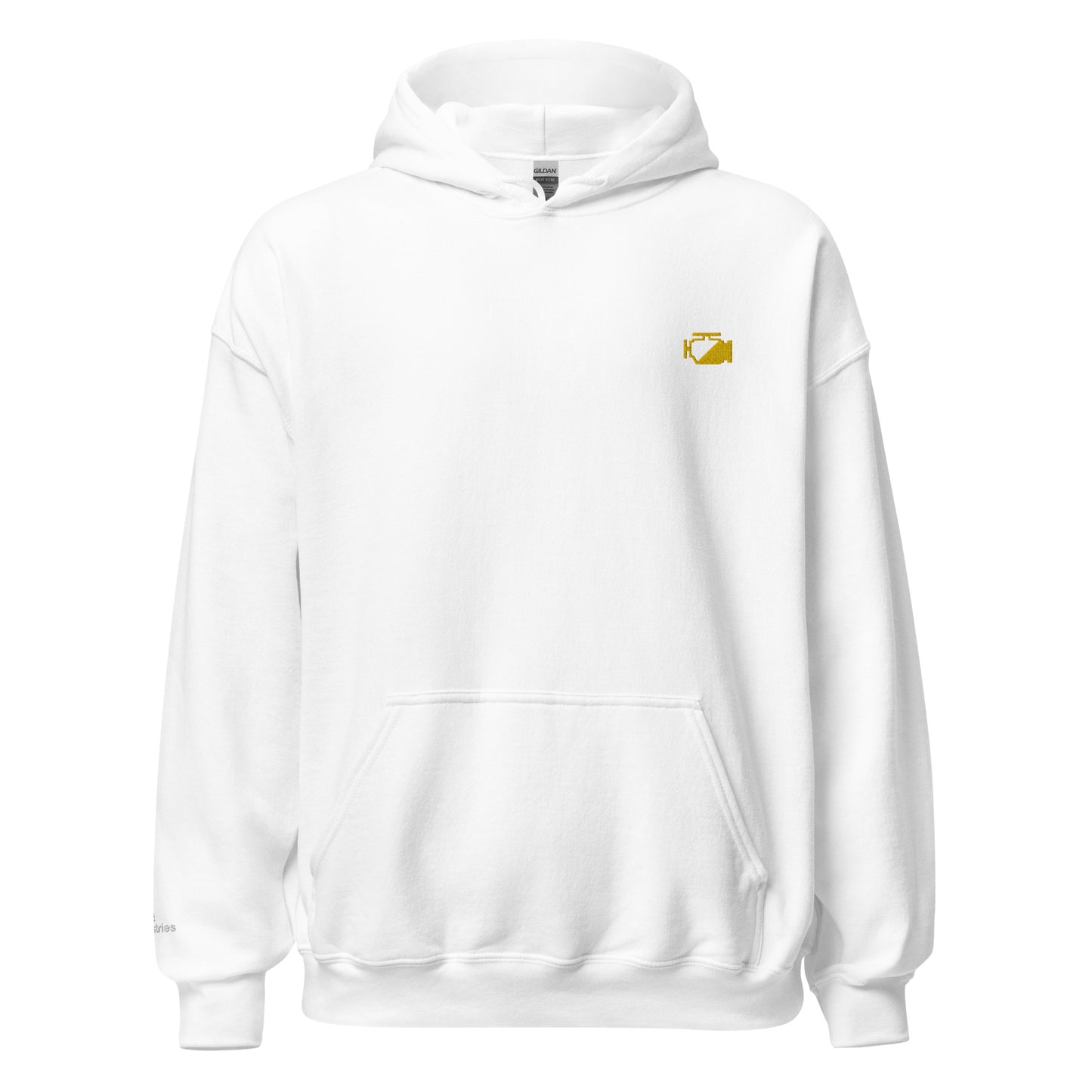 Check Engine Embroidered Hoodie