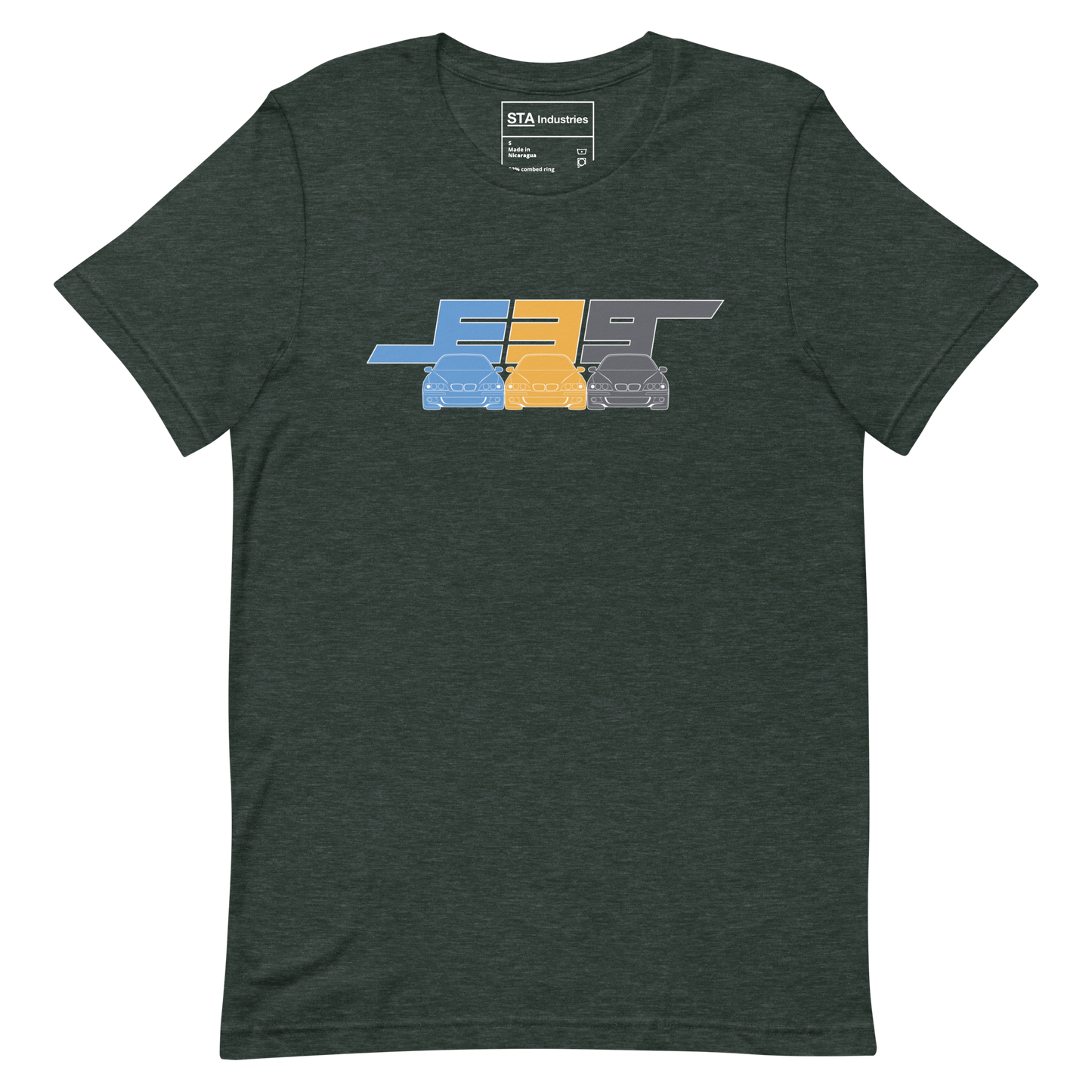 E39 Tricolor Printed T-Shirt