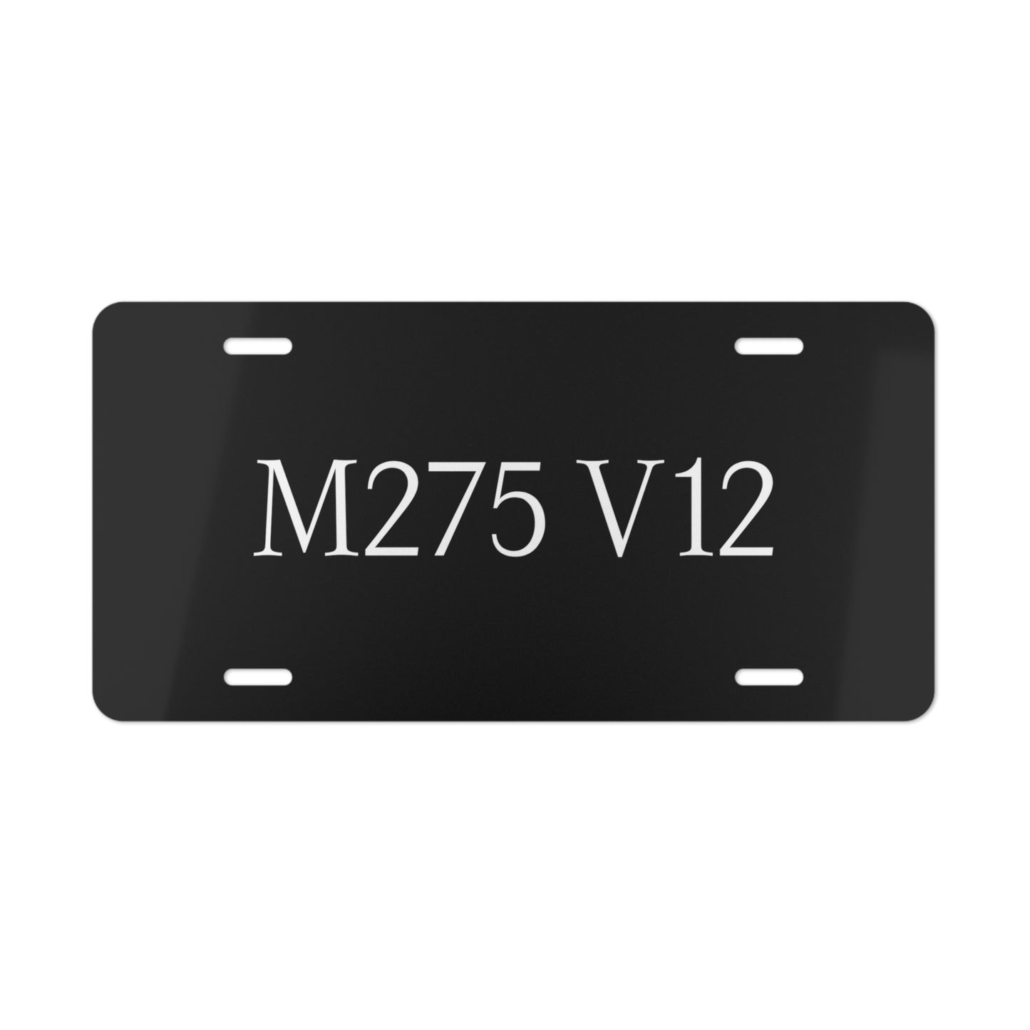 M275 V12 Vanity Plate