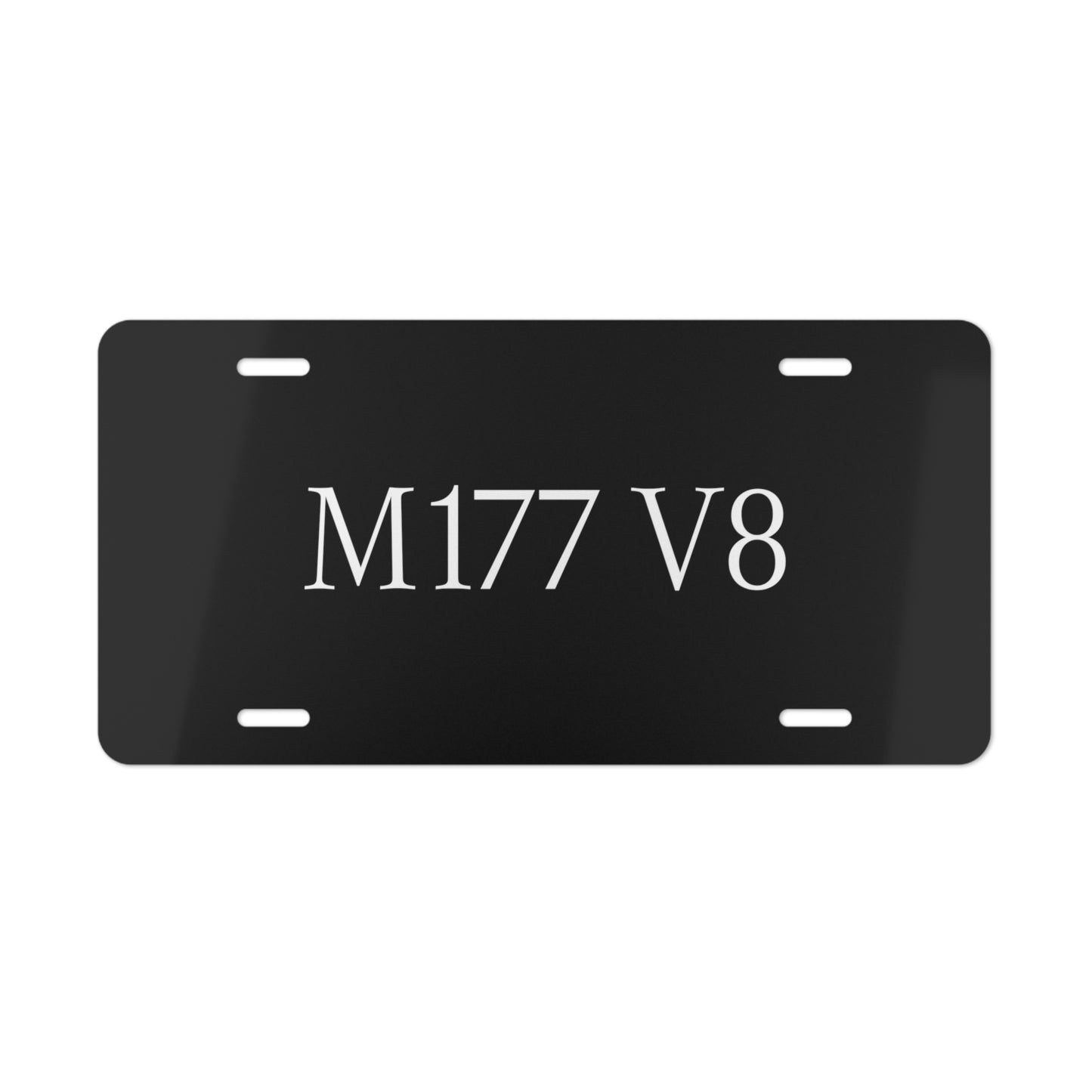 M177 V8 Vanity Plate