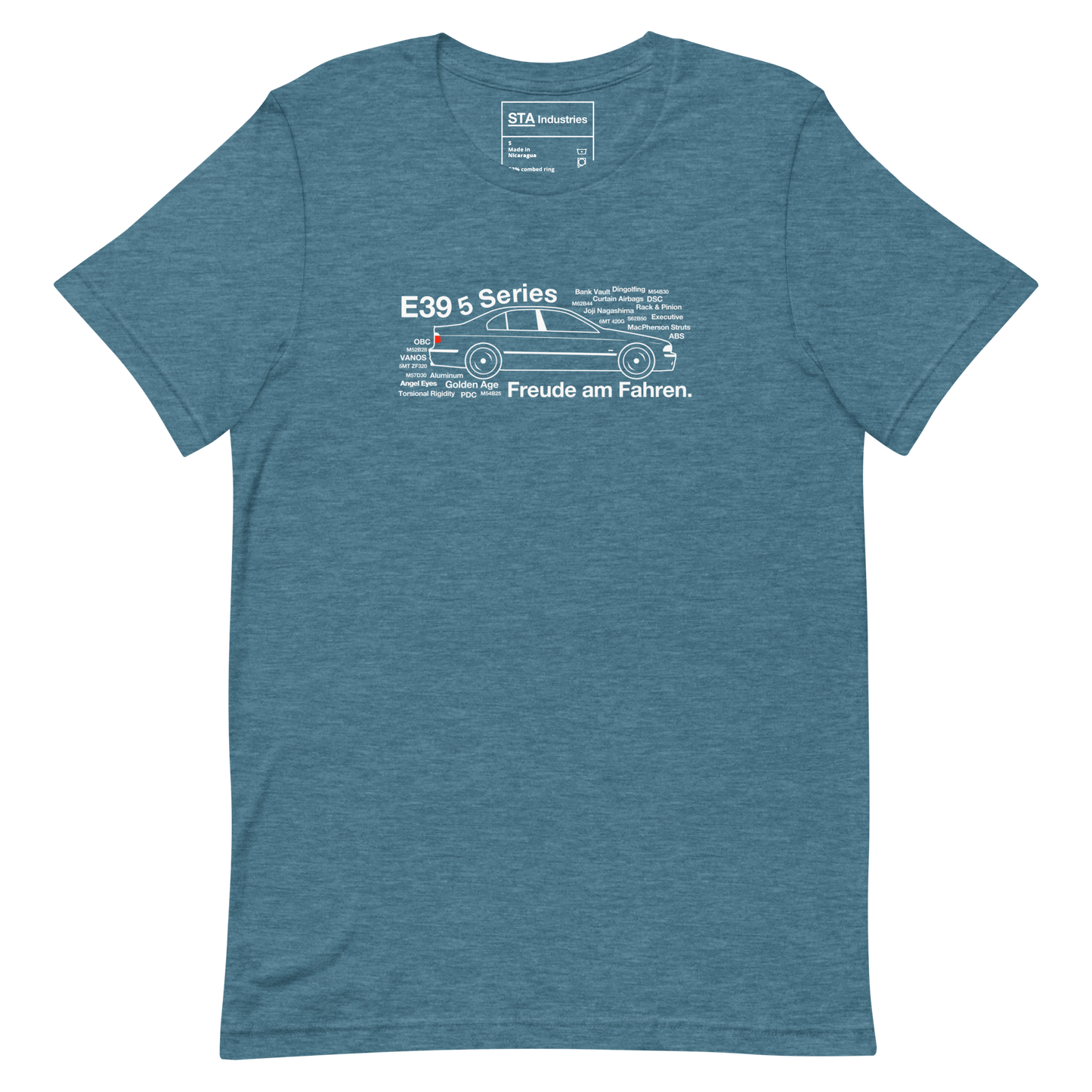 E39 5 Series Features T-Shirt