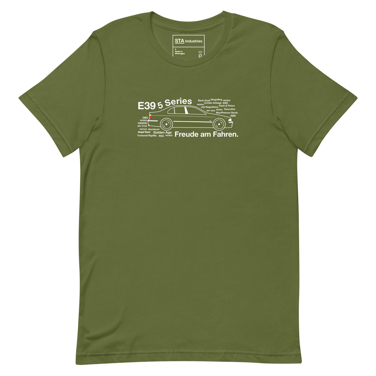 E39 5 Series Features T-Shirt