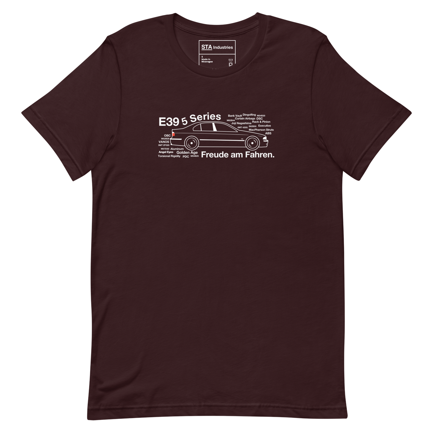 E39 5 Series Features T-Shirt